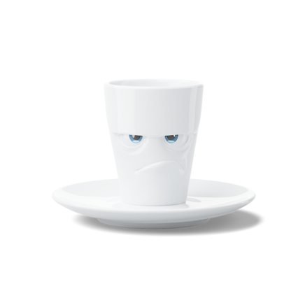 Espresso-Mug mit Henkel Grummelig - Movie Edition, 80 ml